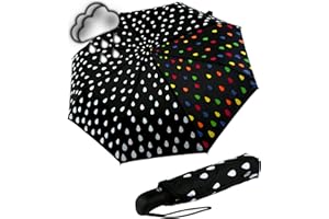 iX-brella first class Automatik Wetprint - Farbwechsel bei Nässe - Raindrops