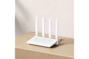 AUTO LABEL. FIRST CLASS DRIVER ACCESSORIES Xiaomi Ax3000T Router światłowodowy 2,4 G | Router z Wi-Fi 5 GHz, dwuzakresowy router bezprzewodowy | Router WiFi z 4 antenami dookólnymi | biały