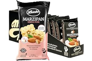 ‎LEMKE - FEINES BERLINER MARZIPAN SEIT 1902 Lemke Berliner Simply Pure Marzipan, 14 x 200g/Marzipanrohmasse ohne Alkohol- Vegan- Backmarzipan