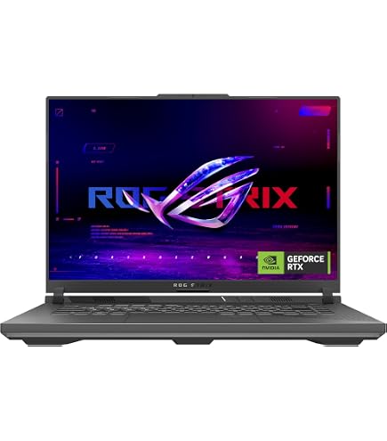 As ROG Strix G16 Gaming Laptop, 16'' WUXGA 165Hz Display, Intel Core i7 13650HX, 64GB DDR5, 4TB SSD, GeForce RTX 4060, RGB Backlit Keyboard, WiFi 6E, Win 11 Pro, Gray, DVD-RW