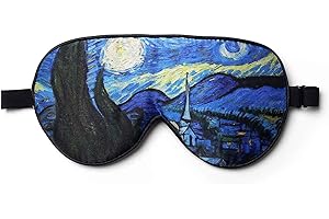 ZIMASILK Verstellbare 100% Seide Schlafmaske Gut für den Schlaf (Muster3)