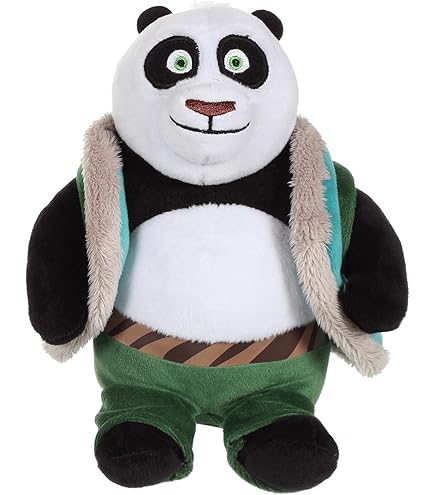 Peluche Giocattolo 10" 2023 BJ Universal Studios Film Kung Fu Panda Po - Foto 14