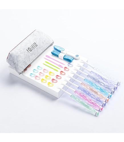 Set Uncinetti HERKINDNESS 8 Pezzi - Ergonomici, Silicone, Per Principianti E Amigurumi - Foto 13