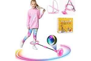 Q-WOOFF Jumping Ball and Skipping Rope,para juguetes al aire libre para niños de 5 a 12 años, regalos para niñas de 5 a 12 años, regalos para niños, ejercicio, juegos de saltar