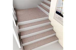ODAROS Tappetini per Scale Interne Esterne Copri Scalini Antiscivolo,Tappeti Gradini per Scale in Legno,Tappetini Pedate di Scala Lavabile,Tappeti Moquette Scale Impermeabili,Coprigradini Sicurezza 20x76cm (
