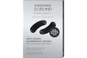 ‎ANNEMARIE BÖRLIND ANNEMARIE BÖRLIND UNISEX ANTI-AGING AUGENPADS Black (5 x 2 Stk.) - by Matthias Schweighöfer - Mit Hyaluronsäure & Sofort-Effekt, Gegen erste Fältchen und müde Augen, Intensive Feuchtigkeit, Vegan