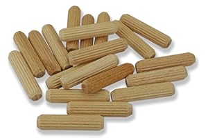 Mprofi MT® 500g-Espigas de Madera-8x35mm-Aprox.420-440 Unidades-Tacos de Madera de Haya-Clavijas de Madera-Clavijas Invisibles-Ideal para Carpinteros y Aficionados al Bricolaje