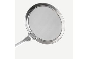 EELABPER Surper Écumoire à huile en maille fine pour pot chaud Passoire en mousse Cuillère de pêche Passoire Outil de cuisine élégant et populaire
