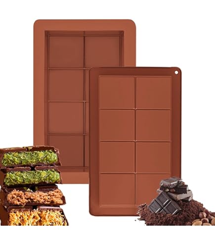 2 Stuks Chocolade Bar Mal Siliconen Dubai Vorm Diepe