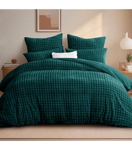 Sleeptime pompom fleece dekbedovertrek lits-jumeaux (240x220 cm