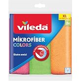 Vileda Mikrofiber Colors Bez, 3'l&uuml; Paket