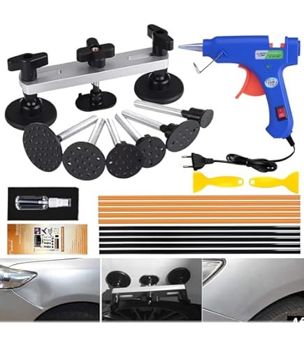 Set 2 Estrattori A Ventosa Per Ammaccature Auto - Riparazione Fai Da Te Per Carrozzeria - Foto 5