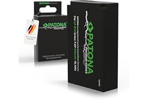 PATONA Premium Batteria ricambio per Canon LP-E12 LPE12 batterie compatibile con Canon EOS 100D, EOS M, M2, M10, M50, Rebel SL1