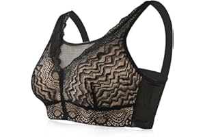 Lervanla Mastectomy Bras With Pockets Non Wired Post Up Bras Support Breast Inserts for Everyday Bra