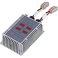 Luqeeg MPPT Solar Controller, Solar Battery Controller Boost Voltage Adjustable Solar Panel Regulator with LED Display Waterproof Solar Inverter for Solar Panels (300W)