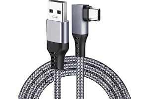 3 meter link-kabel för Oculus/Meta/Quest 3S/3/2/1/Pico 4 Pro, USB 3.1 till USB C, 5 Gbps höghastighets dataöverföring, snabbladdning 60 W 3A, kompatibel med PC Steam VR-tillbehör