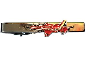 ENAMEL WORLD RAF Red Arrows Royal Air Force BAE Hawk Jet Aircraft Metal Enamel Tie Clip