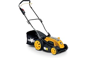 Mowox EM 38 PLi -Tondeuse sans Fil Mowox - 38 cm de Coupe - Batterie Lithium 40V / 2,5 Ah - Jardins jusqu'à 250m² - avec Batterie et Chargeur