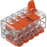 Terminals WAGO 221-420 | 10 conductors up to 4 mm2, COMPACT cable connector | Quick connection terminal up to 4 mm&sup2; for all t