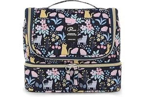 Kulturtasche zum Aufhängen für Damen, Lychii Reise Kulturtasche Waschtasche Organizer für Koffer & Handgepäck