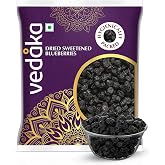 Amazon Brand - Vedaka Dried Sweetened Blueberries | 100 Gram | Whole | No Added Preservatives