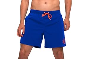 MEILONGER Pantaloncini da Bagno da Uomo Piscina Asciugatura Veloce Costume da Bagno per Surf sulla Spiaggia ad Asciugatura Rapida con Fodera in Rete e Tasche