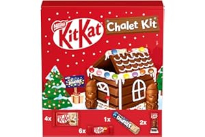 KITKAT Cabin Kit Casetta Natale con Wafer ricoperto di Cioccolato al Latte 461g