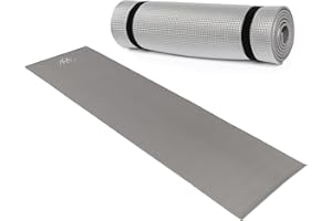 KADVA Matelas Isolant Alumat léger et Compact 180 x 50 x 0,5 cm - Matelas Isolant avec Un Poids de Seulement 160 g - en XPE et Aluminium - Idéal pour Le bushcraft, Le Camping et la randonnée dans Une