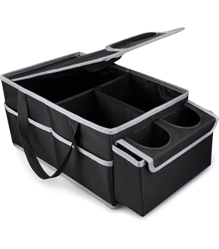 Organiseur De Console Centrale Pour Voiture, Boîte De Rangement