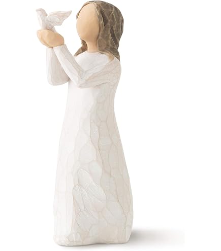 Figurine Willow Tree - Ange De La Liberté 12.5cm | Sculpture Résine Main Peinte