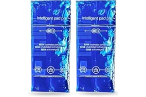 ‎TK GRUPPE TIMO KLINGLER 2x XXL Kühlpads - 28x12 cm Kalt Warm Kompressen blau, Groß - Wärmekissen & Kühlpacks - Gel Kühlkissen - für Prellungen, Schmerzen - Coolpack - MADE IN GERMANY