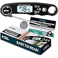Cathy Yoder's Meat Thermometer Digital, Instant Read Food Thermometer for Cooking in Air Fryer Oven, BBQ, Grill & Baking. Measure Internal Temperatures Probe Easy Display Kitchen Grilling Accessories