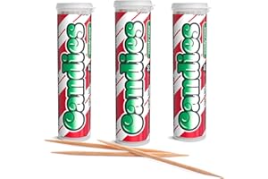 Xero Picks Candies Cure-dents aromatisés pour une haleine fraîche et une prévention de la bouche sèche de longue durée - 60 Picks - Lot de 3 - Canne en bonbon en édition limitée