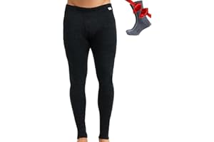 Merino Unterwäsche Herren - Lange Unterhosen Herren Merino Thermounterwäsche + Wollsocken