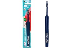 ‎TEPE TePe Select Compact Toothbrush, Extra Soft, Assorted colours, 1pc, soft bristle toothbrush with gentle cleaning, extra soft toothbrush for adults