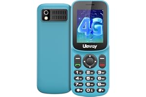 uleway T185 | 4G LTE Handy mit Dual-SIM-Slot | 1.7 Zoll Farbdisplay | Bluetooth | 1000mAh Akku | Seniorenhandy Ohne Vertrag mit LED-Taschenlampe | Prepaid Tastenhandy |Grün