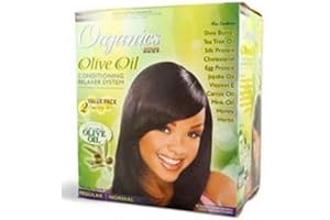 Africa's Best Organics Olive Oil Extra Virgin Relaxer Regular Value Pack