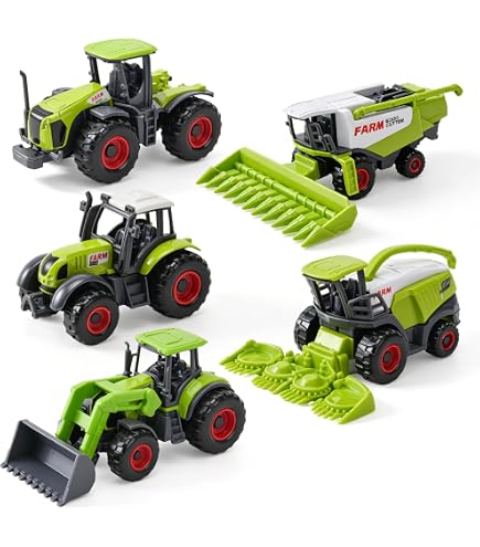 Little Dutch Tracteur En Bois FSC Vert – Jouet D'éveil Dès 12 Mois, Décoration Chic Et Roues Qui Roulent