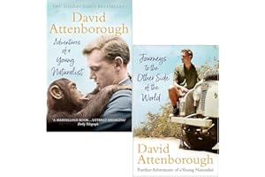 David Attenborough 2 Books Collection Set (Adventures of a Young Naturalist & Journeys to the Other Side of the World)