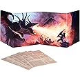 DND DM Screen 5e - D&D Dungeon Master Screen Full Color Print with Customizable Inserts - Dungeons and Dragons GM/Game Master Accessories Gift for Man or Woman. Hide Your Dice Rolls, Maps & Books.