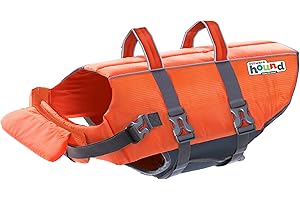 Outward Hound Granby Splash - Chaleco salvavidas para perros - Naranja - L