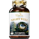 Kiperin Night Well Uyku Takviyesi | Apigenin Magnezyum Passiflora Melisa Glisin L-Teanin B6 Vitamini | Bitkisel Uyku Desteği 