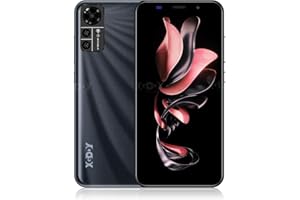XGODY X17 Handy Günstig, Kostengünstiges 4G Smartphone, Smartphone ohne Vertrag mit 3390mAh, Android 10, 5,5" Display, 2GB RAM, 16GB ROM (erweiterbar auf 256GB), Dual-SIM, Face ID, GPS(Schwarz)