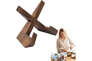 technodry Now Playing Vinyl Stand – Solid Wood Vinyl Record Stand for Display, Retro Style Record Display Holder for Albums, Books, Photos & Record Lovers' Decor