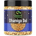 Nature Connect Dhaniya Dal Roasted 250 gm Roasted Split Coriander Seeds Dhana Daal for Mukhwas Roasted Split Coriander Seeds [Jar Pack]