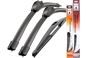 ‎RECAMBO Recambo Scheibenwischer vorne + hinten kompatibel für OPEL CORSA C | Bj. 2000-2006 (3er Set: 500mm / 450mm / 400mm)