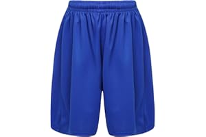 TSSOE Shorts de Football Basket-Ball Enfant, Short de Sports Respirant pour Garcon Fille 3-16 Ans