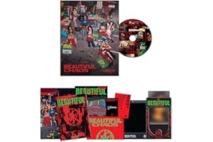 KATSEYE - [BEAUTIFUL CHAOS] (BEAUTIFUL Ver.) Photobook + Photocard + Folded Poster + Postcard + Sticker Pack Mini Zine