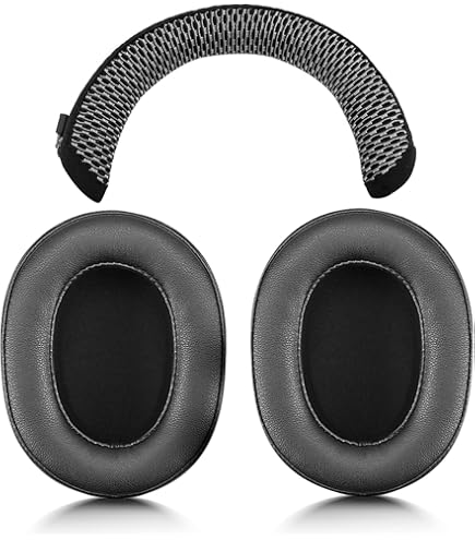 SOULWIT vervangende oorkussens met koelgel voor Sony WH-1000XM5 (WH1000XM5) oorbeschermers, Earpads en Cushions met geluidsisolatieschuim met hoge dichtheid, toegevoegde dikte
