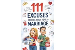111 Excuses for the First Year of Marriage: A Funny Wedding Gift for Couples – Packed with Hilarious Excuses, Ridiculous Explanations, and Charming Survival Tricks for Married Life